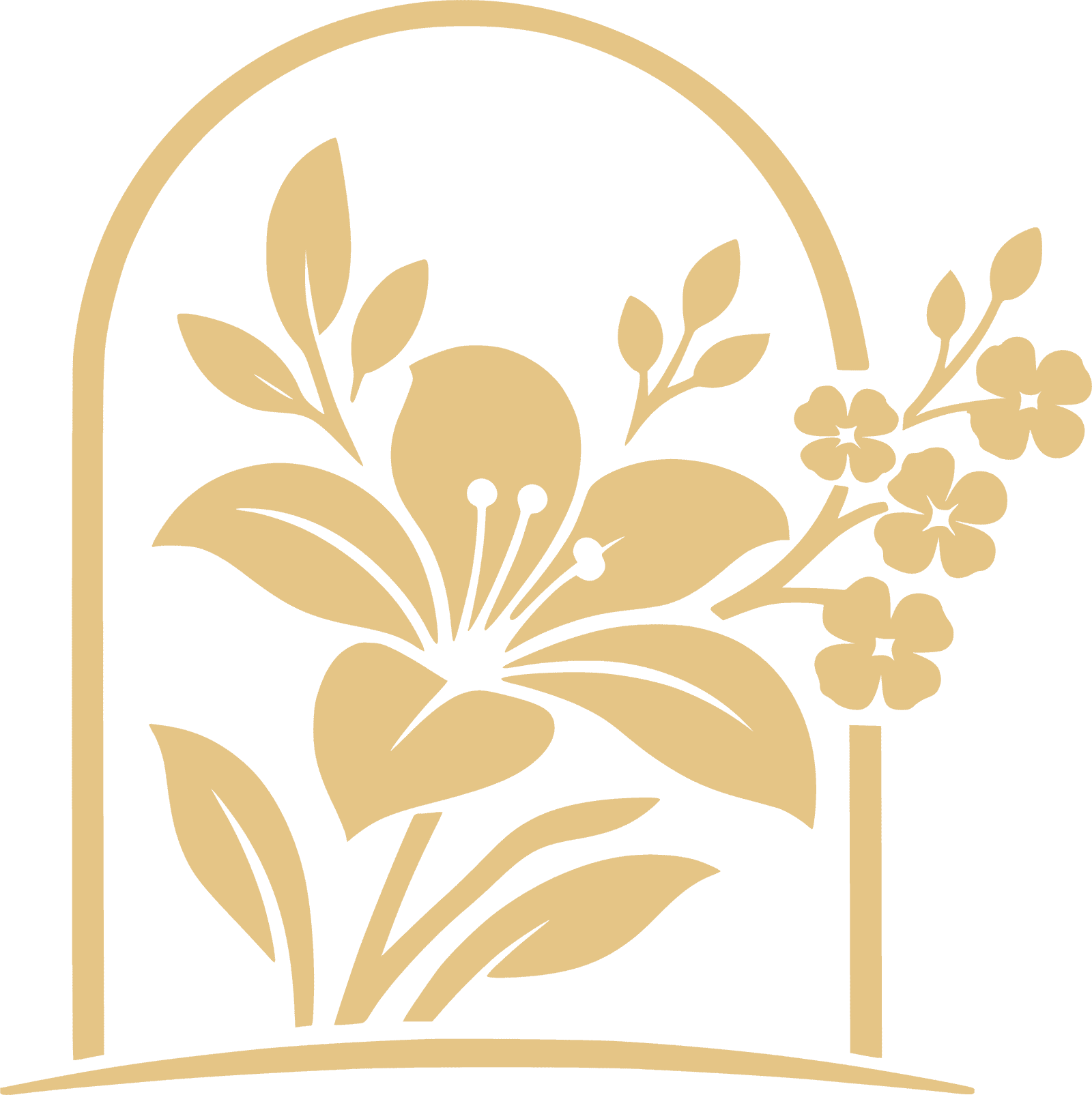 Declaring Your Destiny International (DYDI) gold logo featuring stylized, interwoven letters D, Y, D, and I forming a flame-like design on a white background.